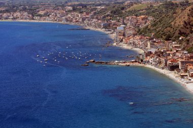 Sicilya deniz manzarası