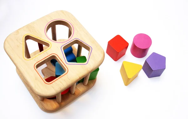 Bébé puzzle blocs — Photo