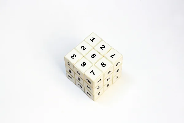 Sudoku um jogo de lógica 3d — Fotografia de Stock
