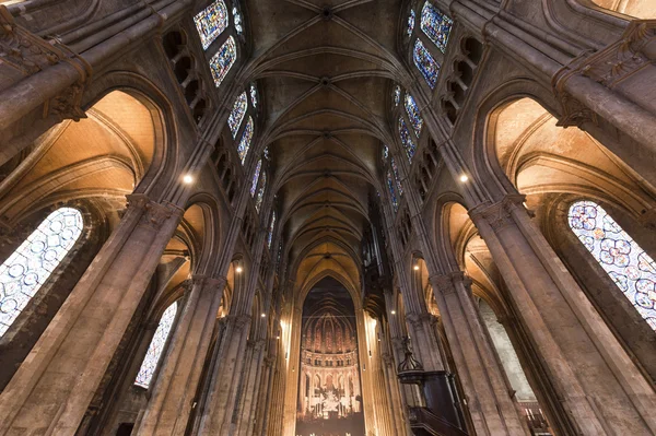 Chartres - Interior da Catedral — Fotografia de Stock