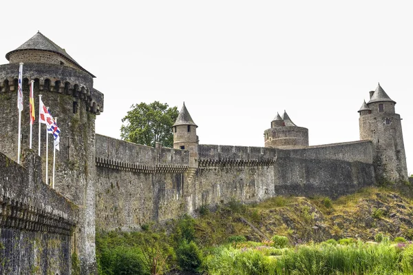 Fougères - zamek — Zdjęcie stockowe