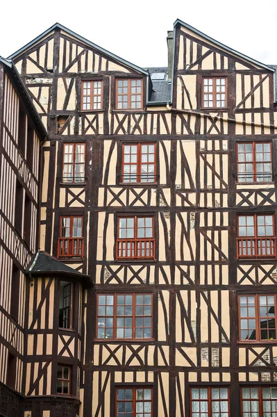 Rouen - Half-timbered buildings — Stock Photo, Image