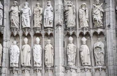 Rouen - katedral dış, detay
