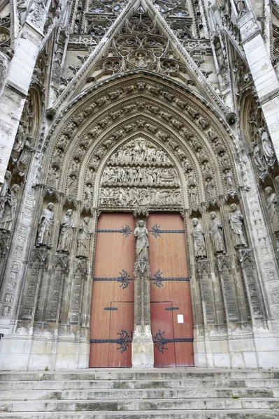Rouen - katedrála exteriér — Stock fotografie