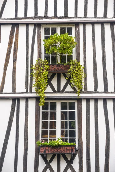 Rouen - a régi ház külső — Stock Fotó