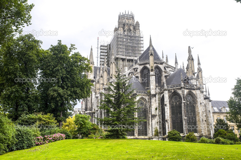 Rouen - Exterior of Saint-Ouen church