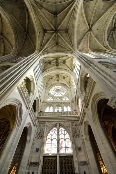 Senlis, iç katedral — Stok fotoğraf