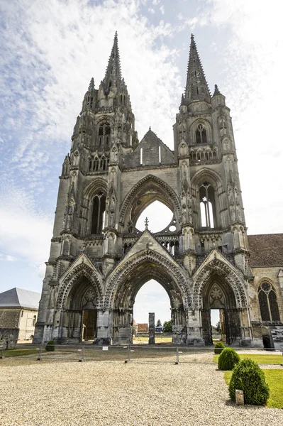 Abtei von st-jean-des-vignes in soissons — Stockfoto