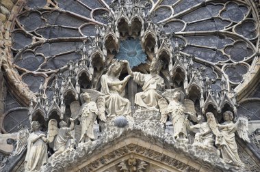 Reims - katedral dış