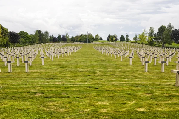 French cemetery in Champagne-Ardenne — Stock Photo, Image