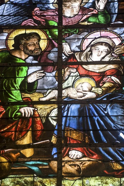 Saint-Mihiel - Stained glass — Stock Photo, Image