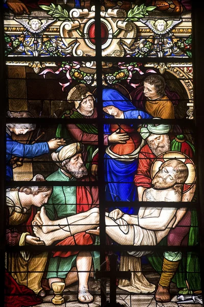 Saint-Mihiel - Stained glass — Stock Photo, Image