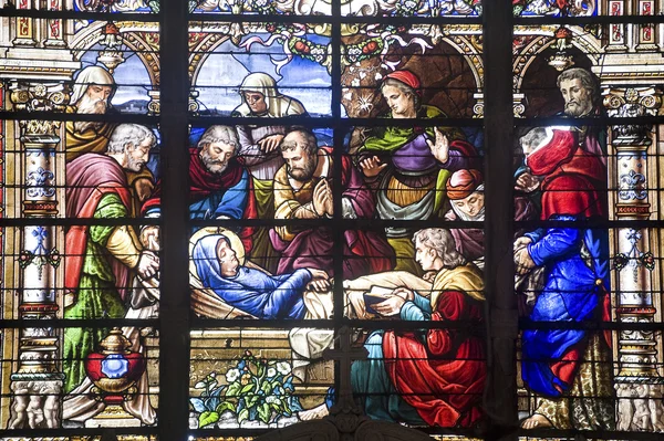 Saint-Mihiel - Stained glass — Stock Photo, Image