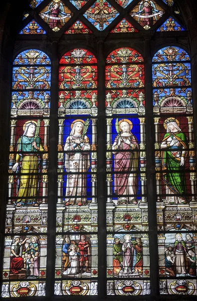 Saint-Mihiel -Stained glass — Stock Photo, Image