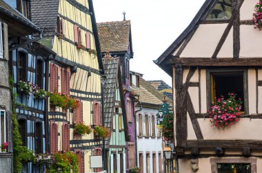 Riquewihr (Alsace) - eski evleri