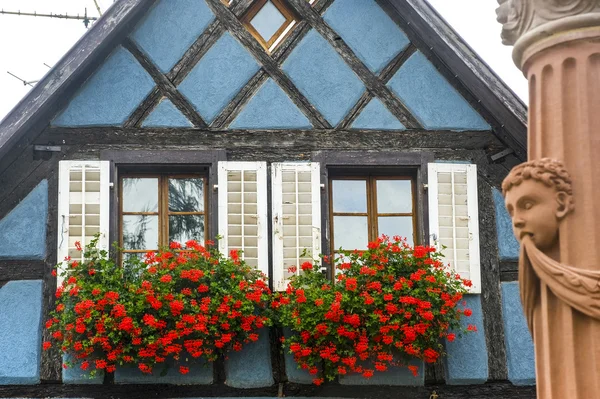 Ribeauville (Alsace) - ev — Stok fotoğraf