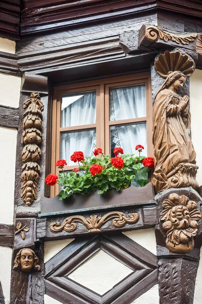 Ribeauville (Alsace) - ev — Stok fotoğraf