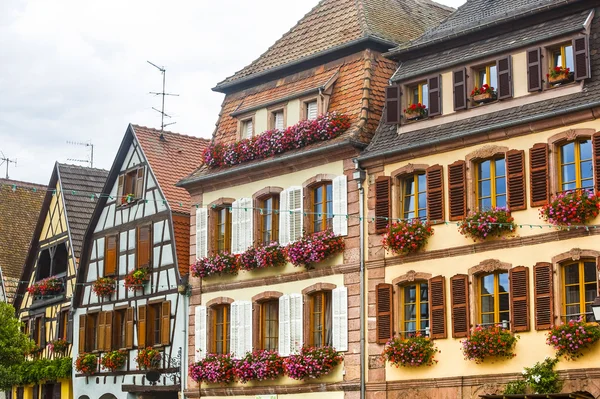 Bergheim (Alsace) - Houses — Stock Photo, Image