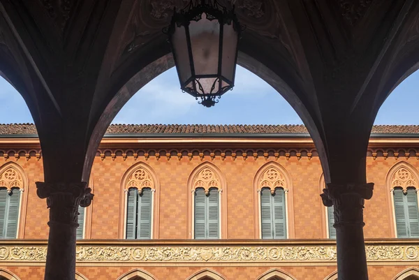 Cremona, Palazzo Trecchi — Foto de Stock