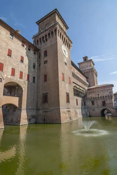 Ferrara - slottet — Stockfoto