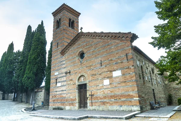Romaanse kerk van polenta — Stockfoto