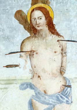 san vincenzo al furlo kilisede fresco