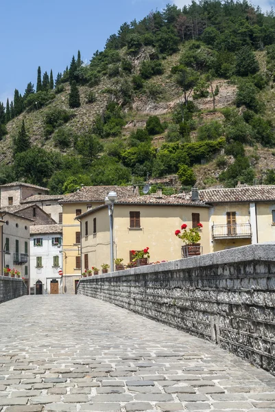 Piobbico, ancient bridge — Stock Photo, Image