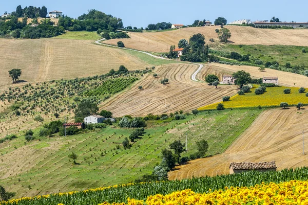 Yürüyüşleri (İtalya), peyzaj — Stok fotoğraf