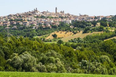 bir Macerata panoramik görünüm