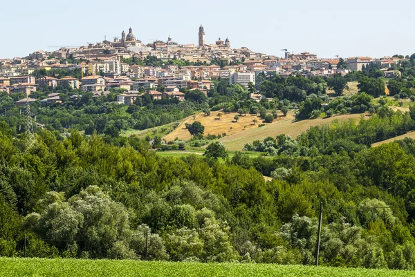 Panoramic view of Macerata — Stock Photo, Image