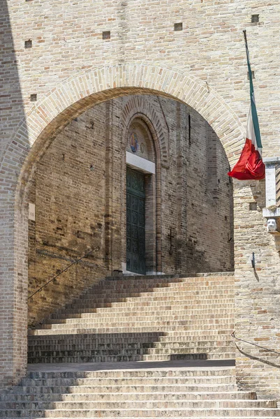 Montecassiano (Macerata) - tarihi binalar — Stok fotoğraf