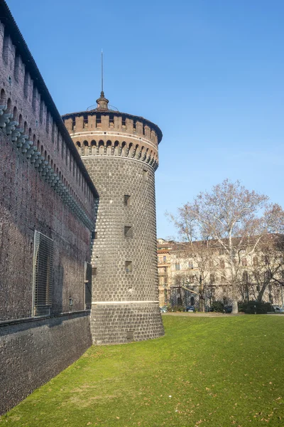 Castello sforzesco, Milán — Stock fotografie
