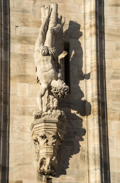 Dom van Milaan, standbeeld — Stockfoto