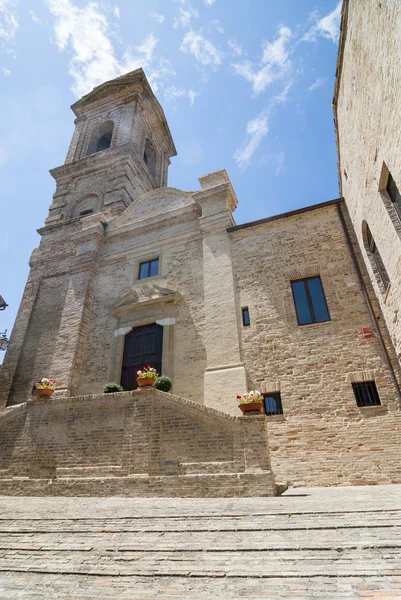 Monterubbiano - antike Kirche — Stockfoto