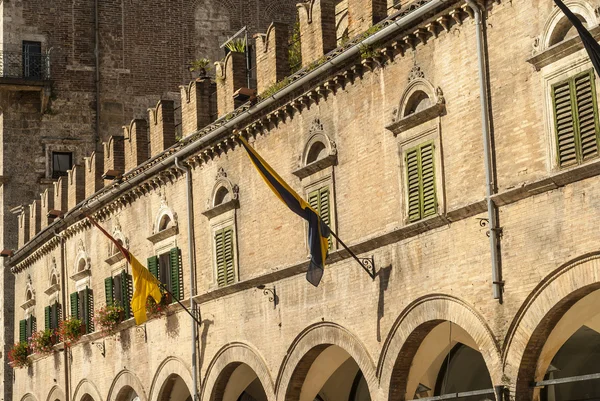 Ascoli Piceno - Clădire antică — Fotografie, imagine de stoc