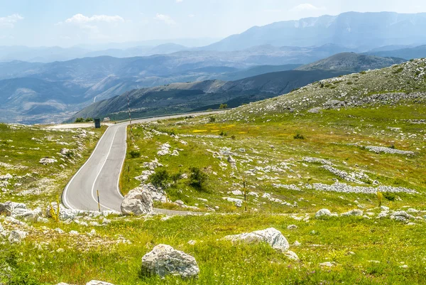 A estrada de Campo Imperatore — Fotografia de Stock