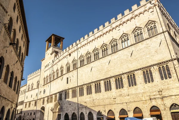 Perugia - historické budovy — Stock fotografie