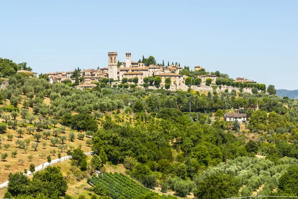 Corciano (Italia) - Vista panorámica — Foto de Stock