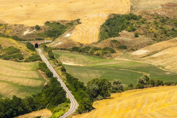 Railway in Tuscany — Stock Photo, Image