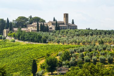 San Gimignano (Toskonya manzara)