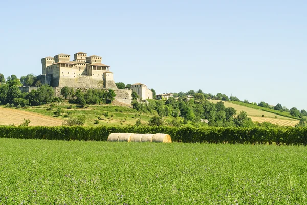 Kasteel van Torrechiara (Parma) — Stockfoto