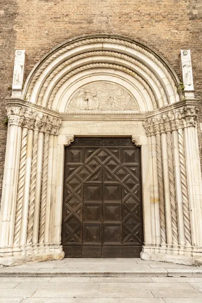 Piacenza - Ancient church of San Francesco — Stock Photo, Image