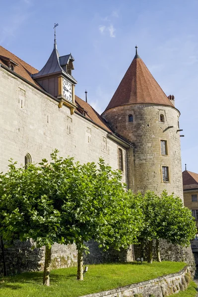 Zamek Yverdon (Szwajcaria) — Zdjęcie stockowe