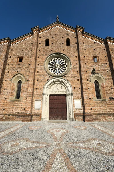 Castiglione Olona (Varese, Lombardía, Italia), el Colleg medieval — Foto de Stock