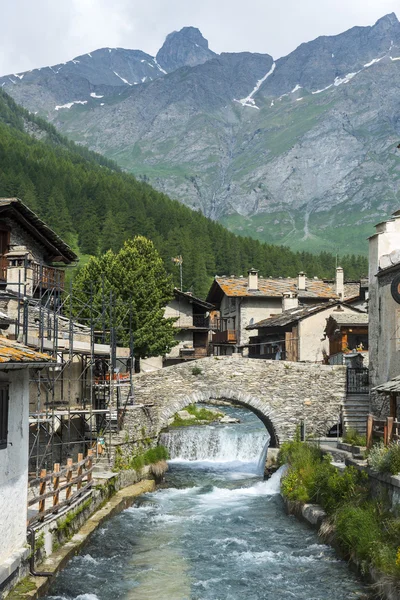 Chianale (Alpi italiane) ) — Foto Stock