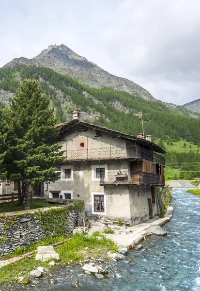 Chianale (Italské Alpy) — Stock fotografie