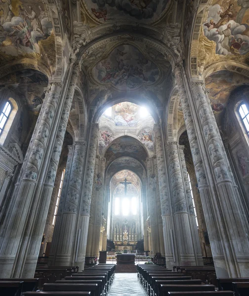 Katedra Asti, wnętrza — Zdjęcie stockowe
