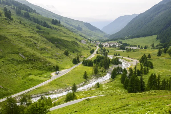 Colle dell'Agnello, Val Varaita — Zdjęcie stockowe