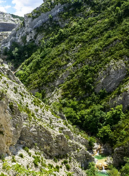 Aanwijzing de taulanne, canyon in Frankrijk — Stockfoto