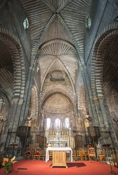Katedra w Embrun, wnętrza — Zdjęcie stockowe
